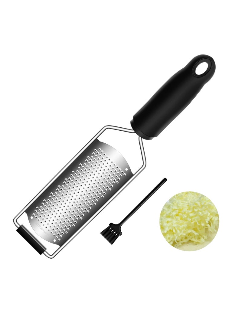 Hihonor Cheese Zester Grater Handheld with Handle-Lemon Citrus Zester Tool Graters for Kitchen Stainless Steel Salad Spinner Cake Decorating Supplies,Perfect Kitchen Gadgets Zucchini Nutmeg Ginger Peeler - Image 1