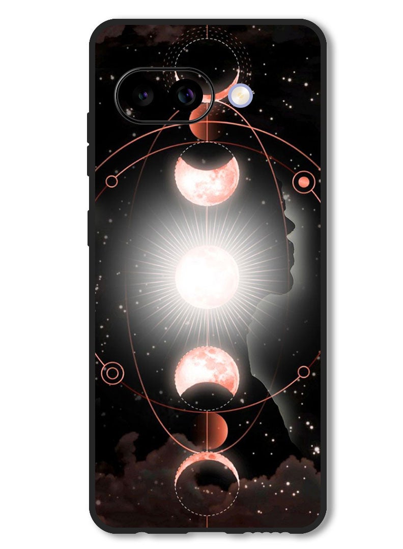 Theodor Case Compatible with Google Pixel 9A Protection Shockproof Bumper Cover Galaxy - Image 1