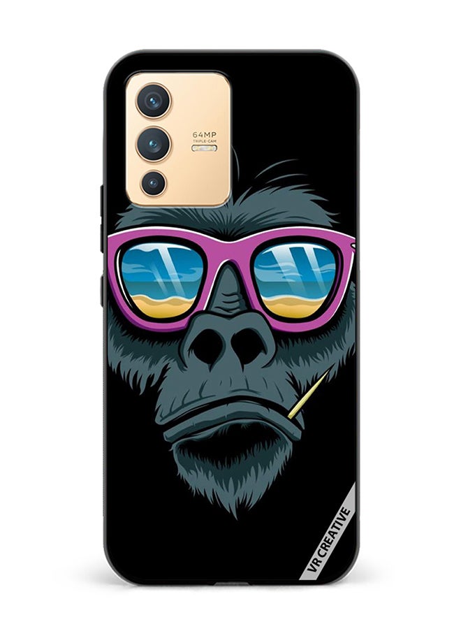 VR CREATIVE Protective Case Cover For Vivo V23 5G Dope Gorilla Design Multicolour - Image 1