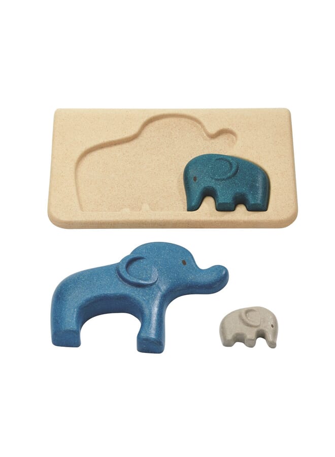 Raxoom Wooden Elephant Puzzle Multicolor - Image 2