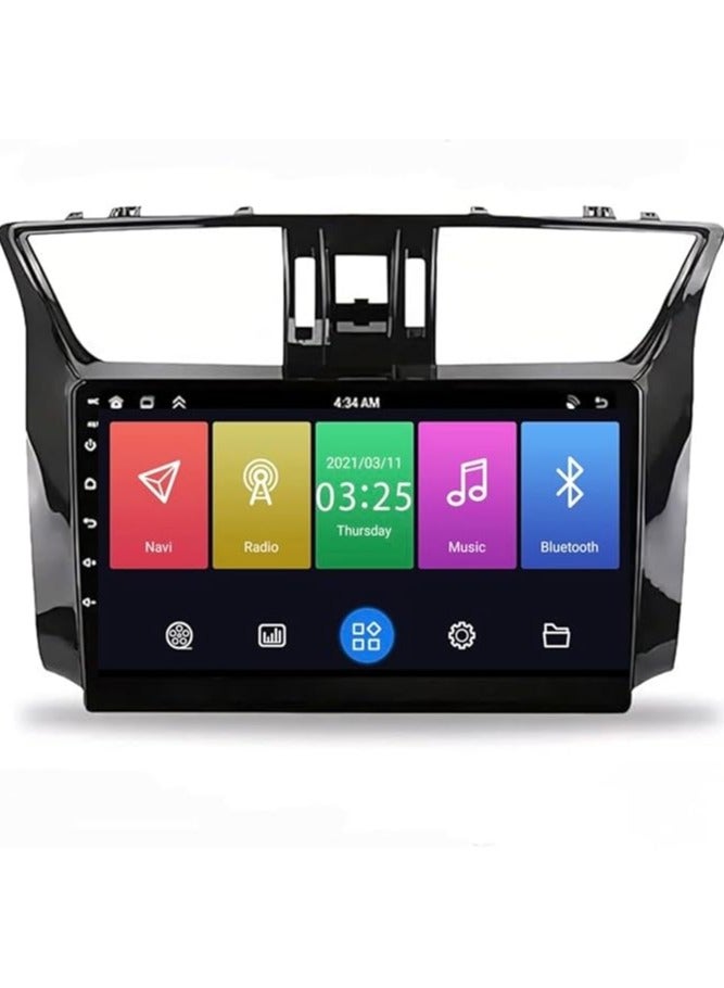 SHEZA STAR Android Car Stereo for Nissan Tida 2014-2016 6GB RAM 128GB ROM Support SIM Card, Carplay, M-Link Wi-Fi BT, Radio GPS, 9 Inch IPS Touch Screen with AHD Camera Included  - Image 1