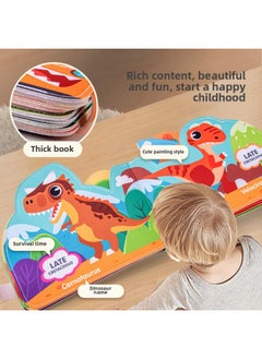 Generic Quiet Hand Tear Cloth Book Baby Toy Tear Book Baby Early Education Velcro Tear Children's Enlightenment Cloth Book-Color:Scene Story Cloth Book-Animals (Bags)  - Image 4