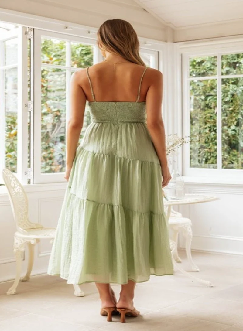 YUNIQEE Tiered Cotton Dress