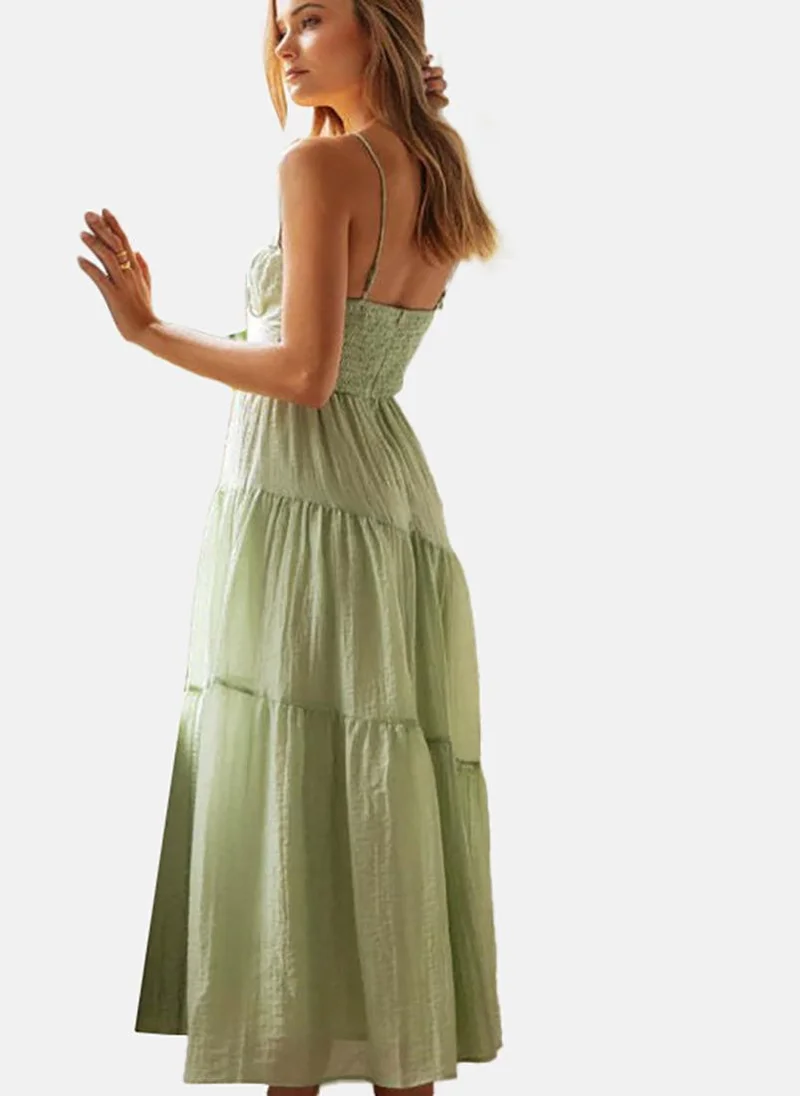 YUNIQEE Tiered Cotton Dress