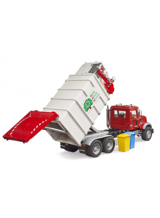 Bruder 02811 Mack Granite Side Loading Garbage Truck - Image 3