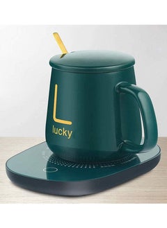 Lucky Lucky Portable Coffee Cup Warmer Heater Set Heat Heating Cup Pad Ceramics Mug Thermostatic Electric Coaster 55℃ Mug Mat Office Tea Coffee Milk Heater with...  - Image 5