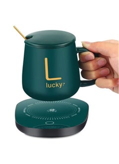 Lucky Lucky Portable Coffee Cup Warmer Heater Set Heat Heating Cup Pad Ceramics Mug Thermostatic Electric Coaster 55℃ Mug Mat Office Tea Coffee Milk Heater with...  - Image 2