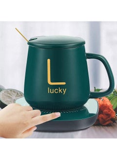 Lucky Lucky Portable Coffee Cup Warmer Heater Set Heat Heating Cup Pad Ceramics Mug Thermostatic Electric Coaster 55℃ Mug Mat Office Tea Coffee Milk Heater with...  - Image 3
