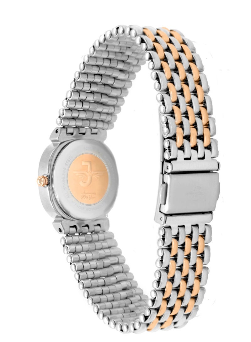 JOVIAL  5025 LAMQ 02 N , Fashion Watch,  Stainless steel , 24mm, Grey Dial, Push button Clasp - Image 3