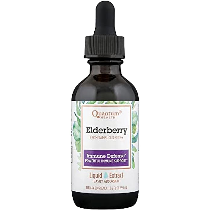 QUANTUM HEALTH Elderberry Extract, 2 FZ - Image 1
