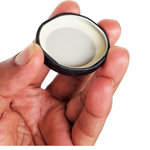 Pure Source India Metal Lug Cap Lid for Glass jar and Milk Bottles, Rust Free, Airtight, Food Grade Caps- 8 Pieces, 42 mm, Black - Image 5