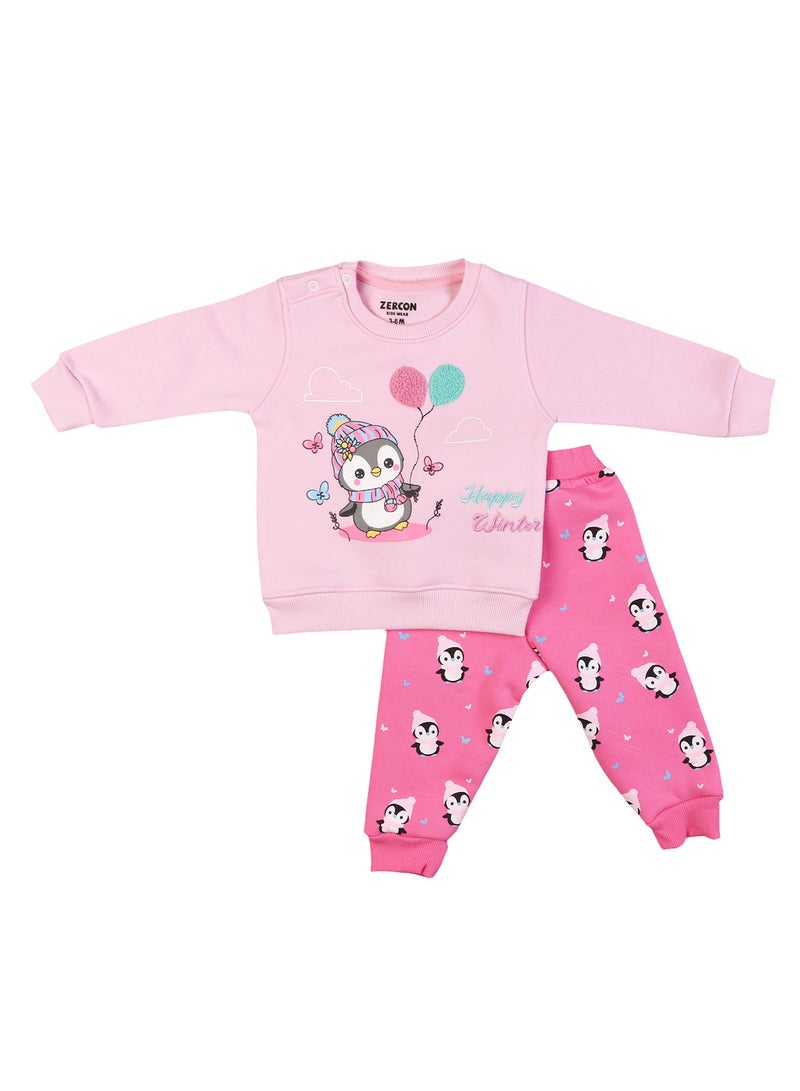 زيركون بيجامة شتوي لحديثي الولادة - 1312 - Image 1