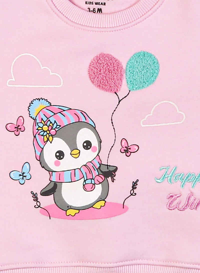 زيركون بيجامة شتوي لحديثي الولادة - 1312 - Image 2