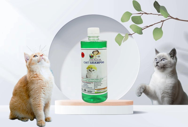 SWACCH CAT Shampoo (500ML) NEEM ALOVERA - Image 2