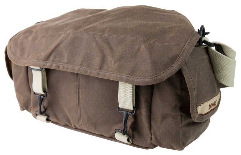 Domke F-2 Original Shoulder Bag 700-02A (Ruggedwear Brown) for Canon, Nikon, Sony, Leica, Fujifilm & Olympus DSLR or Mirrorless Cameras with Space for Multiple Lenses up to 300mm and Accessories - Image 1