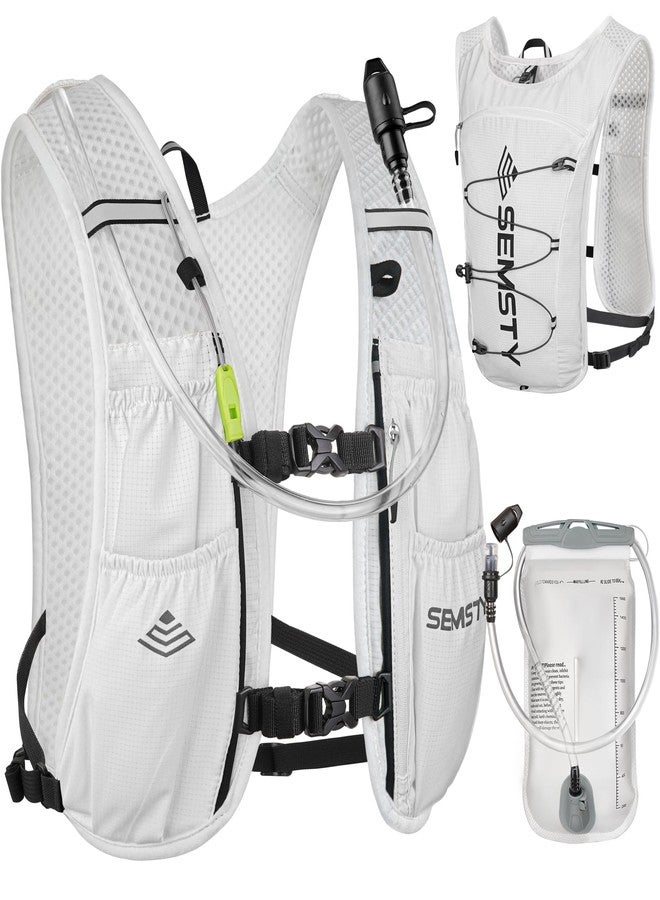 SEMSTY Running Hydration Vest 5L,Running Vest Pack with 1.5L Water Bladder,Lightweight Water Backpack for Hiking Running Cycling - Image 1