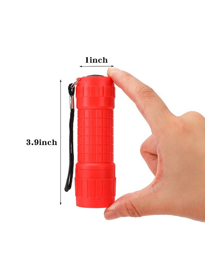 KunHe 5 Pack Plastic Small Mini LED Flashlight COB Flashlights for Kids 100 Lumen with Batteries High CRI for Bright Flash Light Party Favors Christmas Gifts Stocking Stuffers - Image 2