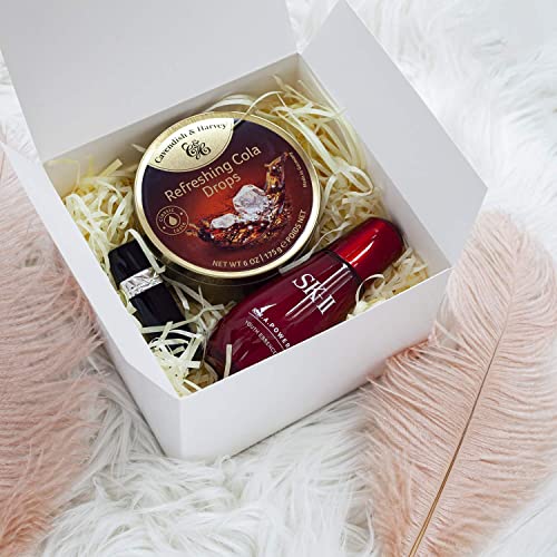 GEFTOL Gift Box 10 Pack 6 x 6 x 4 inches Fold Box Paper Gift Box Bridesmaids Proposal Box for Bridal Birthday Party Christmas（White） - Image 3