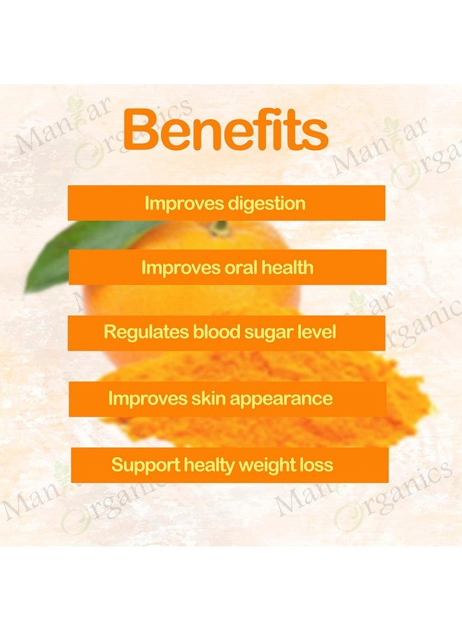 ManHar Organics Natural Orange Peel Powder for Face Pack with Vitamin C & Antioxidants Jar 100gm | For Face cleansing and Skin Lightening - Image 3