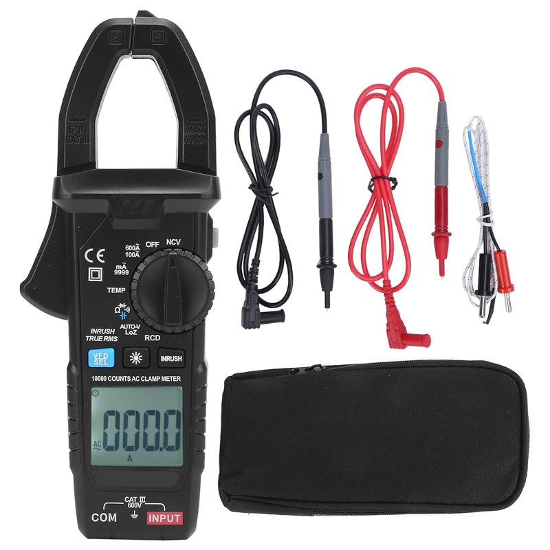 Digital Clamp Meter 600A 600V Multimeter LCD Dual Display AC DC Voltage Current NCV Detection - Image 1