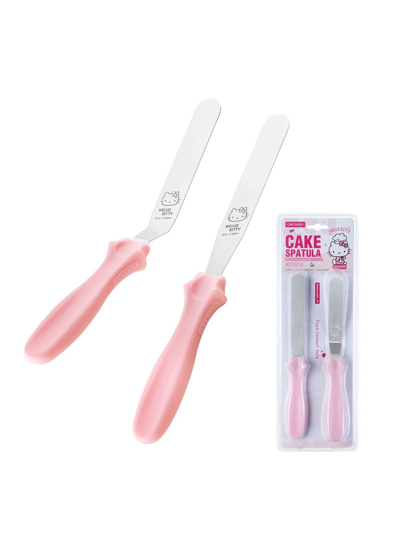 chefmade Hello Kitty Cake Icing Spatula 9 Inch 2Pcs - Image 1