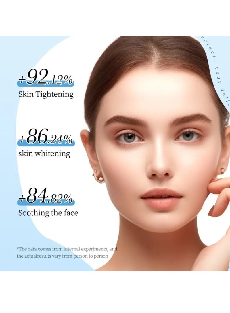 BIOAQUA 10 Pcs Aloe Vera Anti Aging Soothing Facial Mask Set 3 Steps Skincare Face Mask Sheet with Aloe Vera Facial Cleanser and Lotion Moisturizing Hydrating Dry Skin Face Sheet for Women and Men  - Image 4