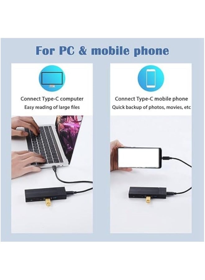 M.2 NVMe SSD Enclosure, M.2 SSD Enclosure,10GBPS Multifunction USB3.2 Gen2 PCI Solid State Drive, Enclosure for NVMe SATA for Windows for Linux for OS X - Image 5