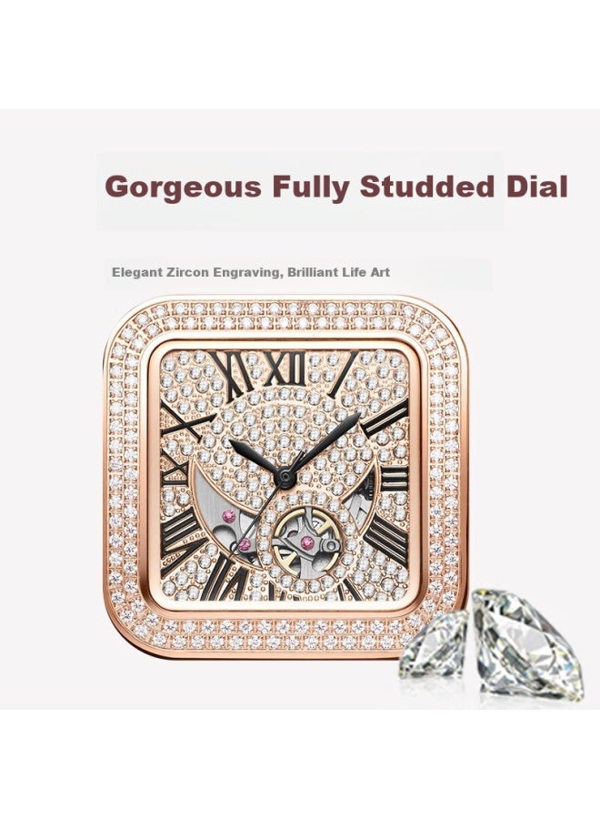 ROSDN Laostone Birthday 3.8 Day Gift Women's Mechanical Luxury Diamond-studded Starry Sky Watch Top 10 Brand Ladies - Image 2
