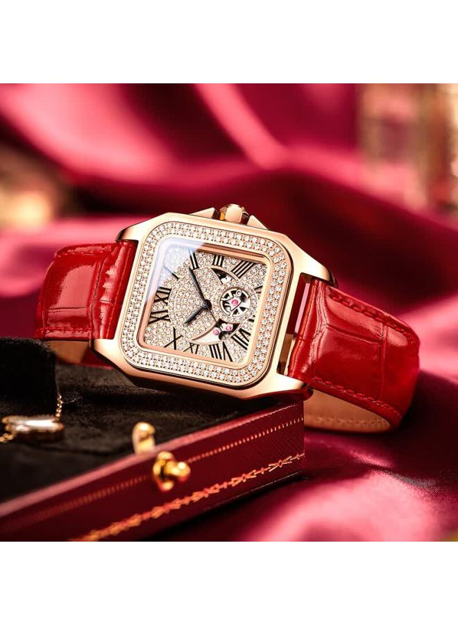 ROSDN Laostone Birthday 3.8 Day Gift Women's Mechanical Luxury Diamond-studded Starry Sky Watch Top 10 Brand Ladies - Image 5