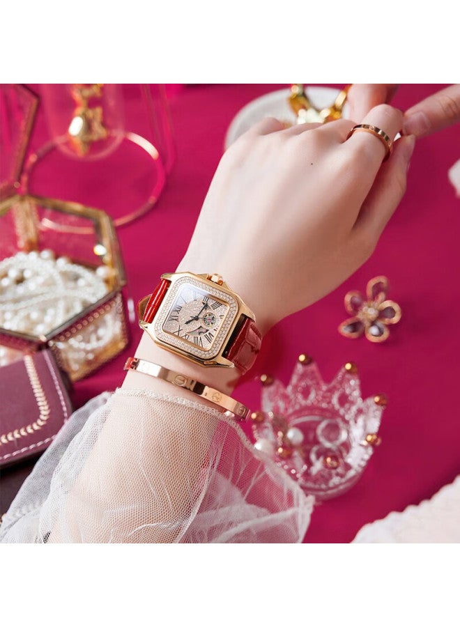 ROSDN Laostone Birthday 3.8 Day Gift Women's Mechanical Luxury Diamond-studded Starry Sky Watch Top 10 Brand Ladies - Image 4