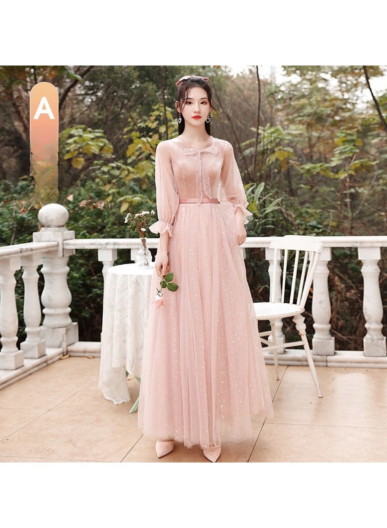 KUYING New Fashionable and Elegant Bridesmaid Dress  - Image 1