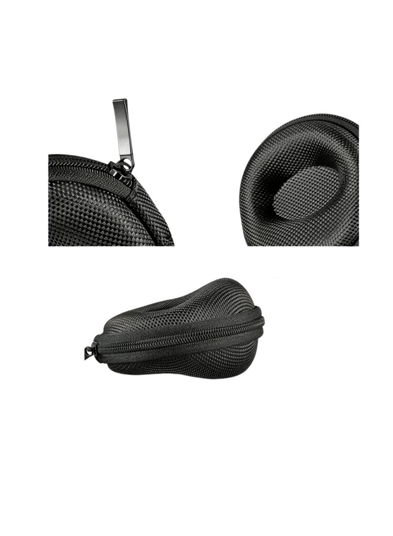 Single zippered case with filled round portable case for watches and smartwatches - Image 4