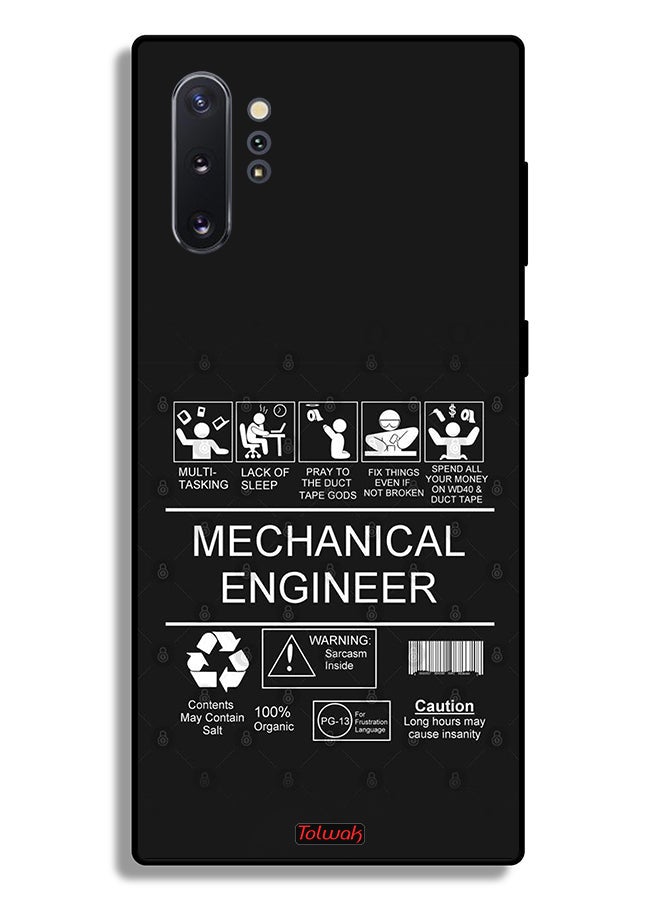 Tolwak Samsung Galaxy Note 10 Plus Protective Case Cover Mechanical Engineer Sticker - Image 2