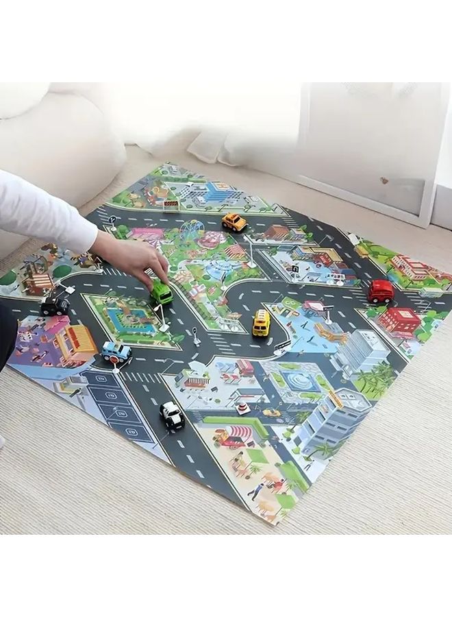 City Themed Game Map 27.56x31.5 Inch for Halloween Christmas Party Decorations Gift - Image 4