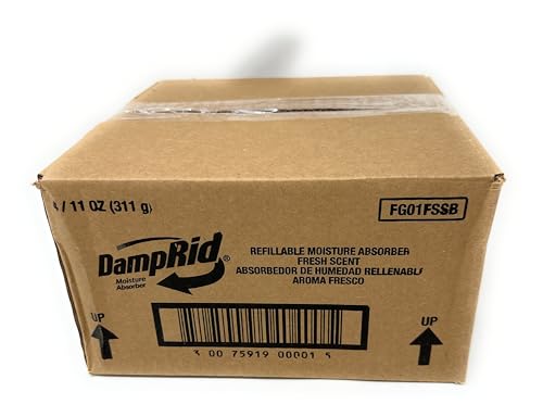 DampRid Refillable Moisture Absorber, 10.5 oz. Cups, 4 Pack, Fresh Scent, Traps Moisture for Fresher, Cleaner Air, No Electricity Required, Lasts Up To 60 Days - Image 2