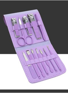 TRENZ 12 Piece Professional Pedicure and Nail Clipper Manicure Tool Set White  - Image 3