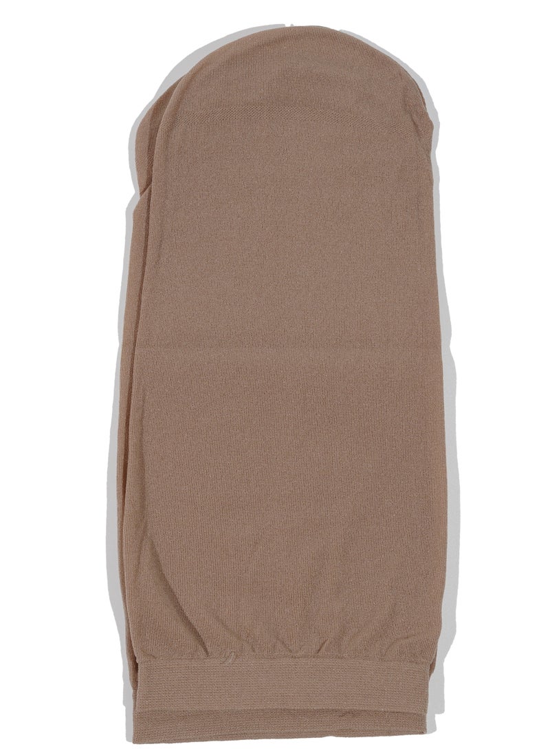 Alsamah Socket Crepe Socks, Ankle-length socks,  semi-sheer 40Den, Matt look Velvet Touch, Reinforced Toe. 2-Pack  - Image 2