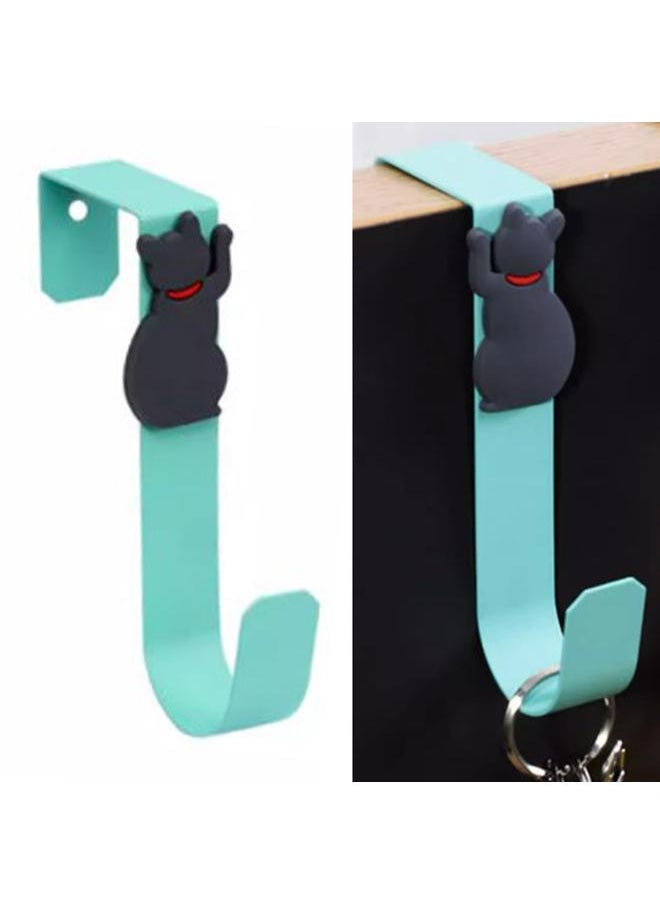 Thoraya Office Partition Hook Cute Pattern Portable Prevent Scratches Door Hangers Hooks for Hanging Bags Keys  - Image 5