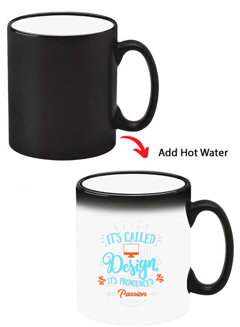 Theodor Color Changing Heat Sensitive Ceramic Mug, Image Revealed When HOT Liquid is Added! its called design - Image 1