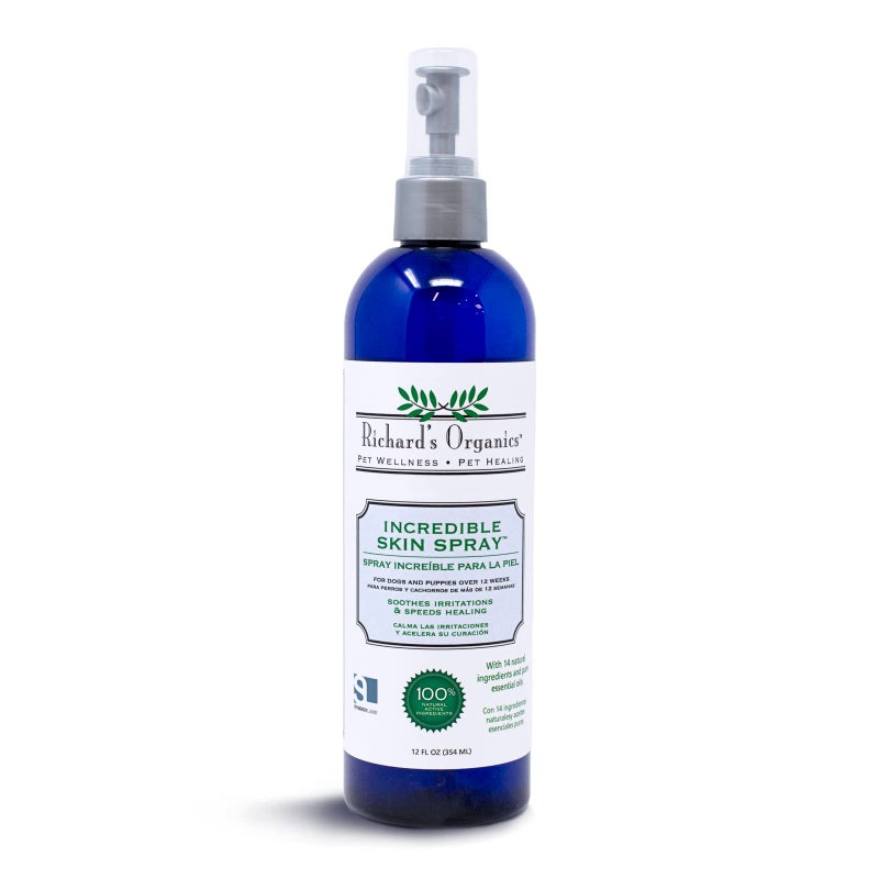 SynergyLabs Richards Organics Incredible Skin Spray for Dogs 12 fl oz