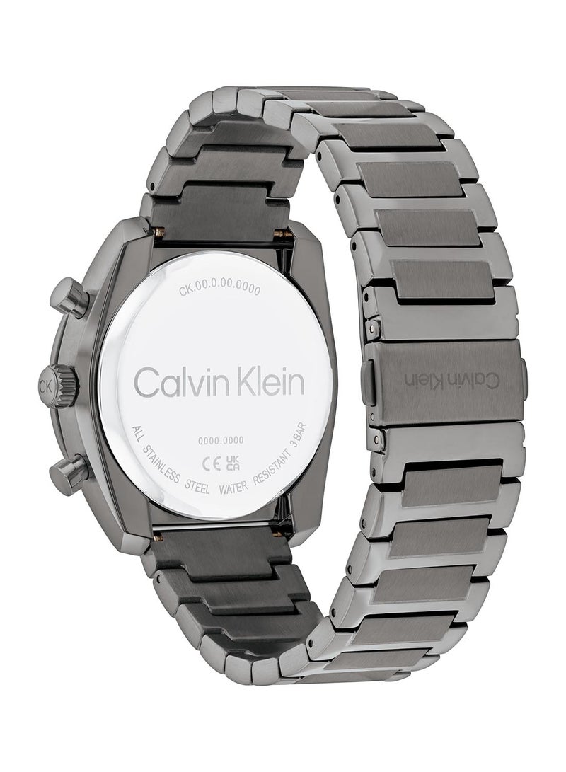 CALVIN KLEIN TONNEAU ANALOG MEN'S BLACK CASE WATCH - 25200466 - Image 3