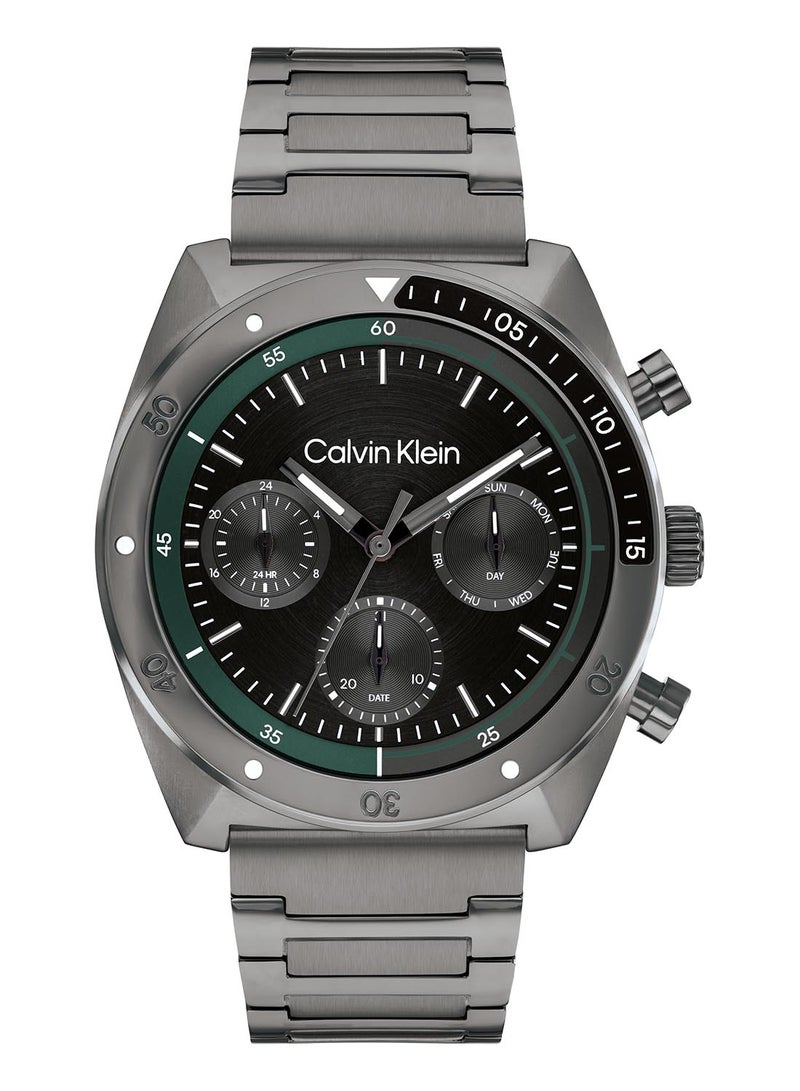 CALVIN KLEIN TONNEAU ANALOG MEN'S BLACK CASE WATCH - 25200466 - Image 2