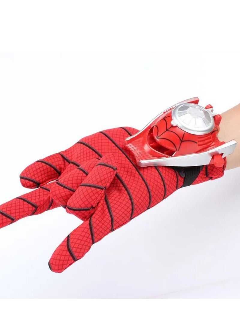 Launcher Wrist Toy Set for Kids, Super Hero Role-Play Toy, Children's Magic Gloves with Wrist Ejection Launcher Toy, Birthday Gift for Kids (Red) - Image 5
