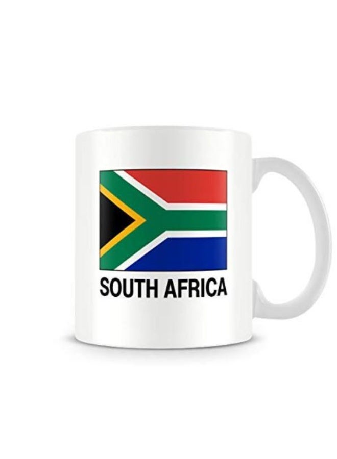 RYN South Africa Flag Printed Ceramic Coffee Mug - Image 2