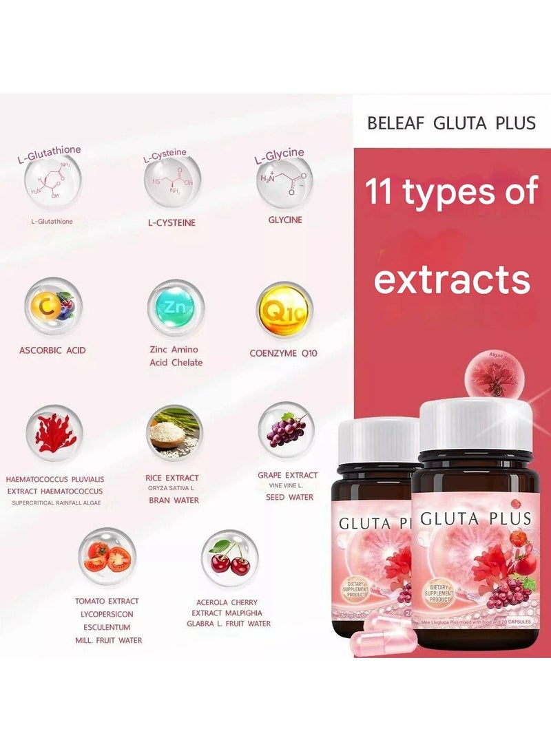 Gluta Liposomal Glutathione Supplement , 20 Capsules (Vegan Safe, Non-GMO) Max Absorption Liposomal Glutathione with - Image 3