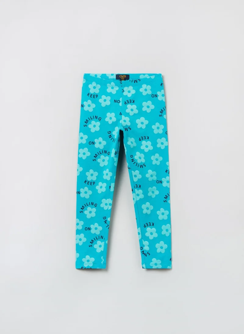 او في اس OVS Girls Printed Leggings