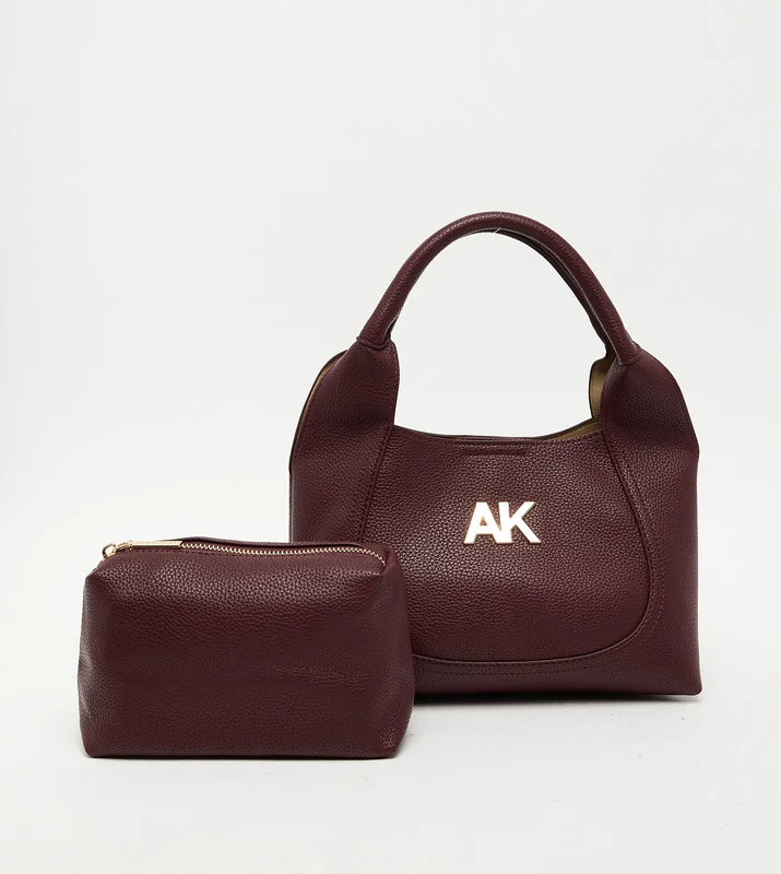 ان كلاين Anne Klein Women’s Wine PU Satchel Bag