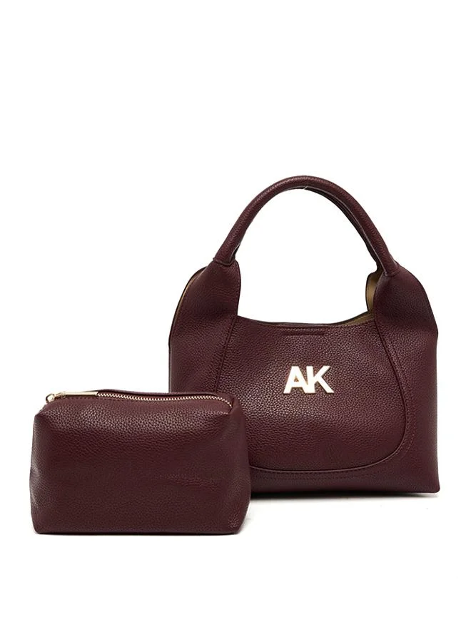 Anne Klein Textured PU Shoulder Bag Set
