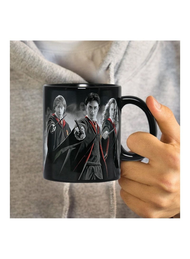 إم إي سي هاري بوتر  كوب مطبوع بجودة عالية بتصميم مطبوع بالكامل أسود 11 أونصة - Image 3