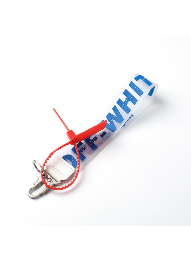 OFF-WHITE VPC material, street fashion, keychain, key ring, lanyard - Image 1